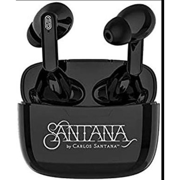 BLUETOOTH EARBUDS BY CARLOS SANTANA "MAMBO" TRUE WIRELESS WITH CHARGING CASE - Picture 3 of 7